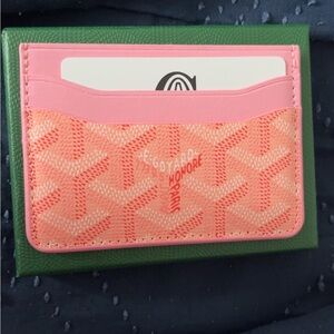 Goyard Pink Card Holder